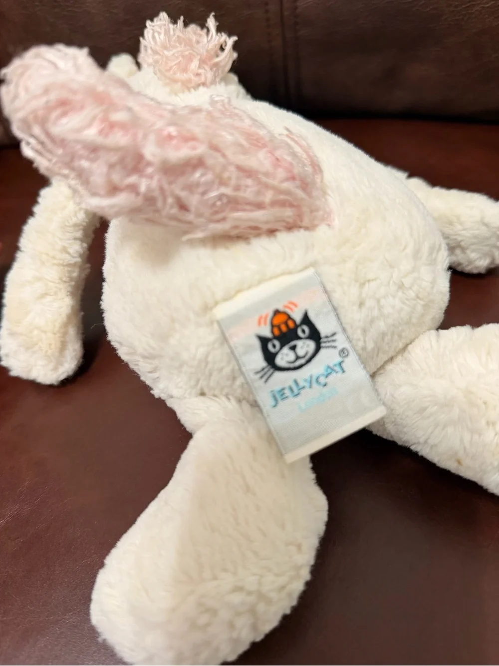 Jellycat Plush Bashful Unicorn White Pink Medium 12